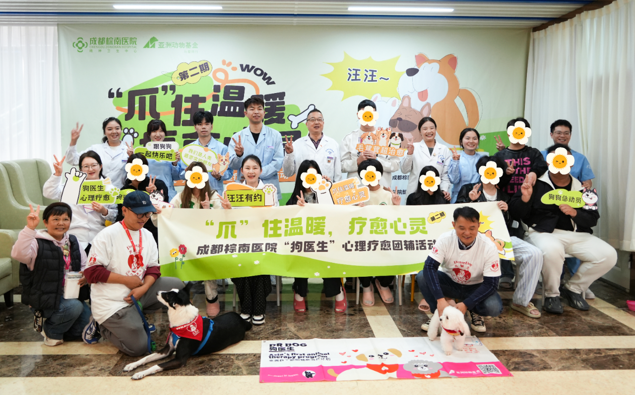 【“爪”住温暖，疗愈心灵】成都棕南医院开展“狗医生”心理疗愈团辅活动（第二期）-成都棕南医院_成都精神病医院